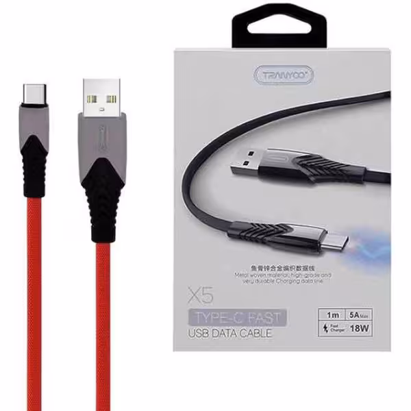 کابل شارژ اندروید فست شارژ ترانیو B0016  105333 X5