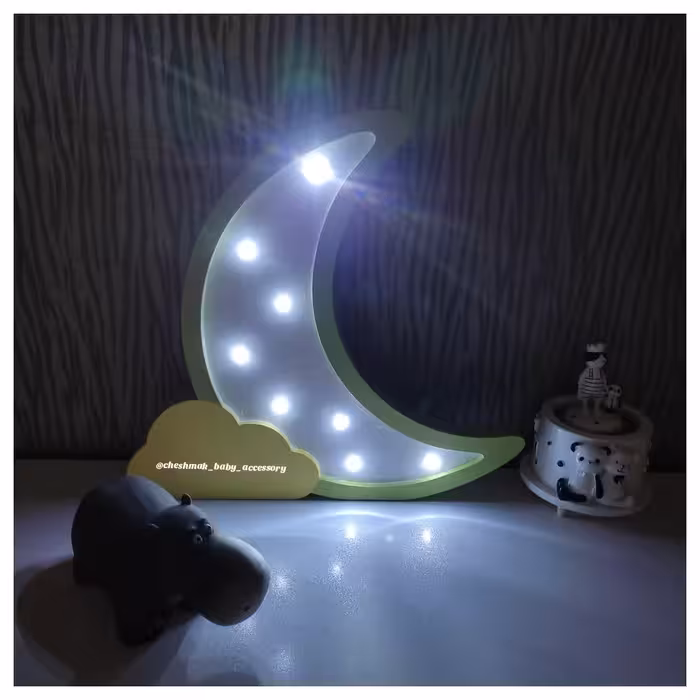 استند چراغدار طرح ماه