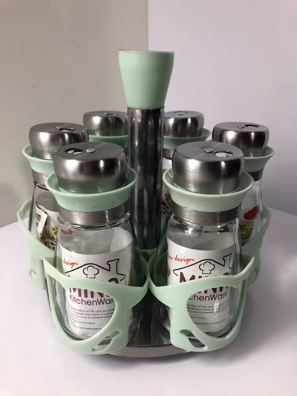 ادویه گردان نیمه استیل رومینا سبز کد 202 مینا کیچن ویر