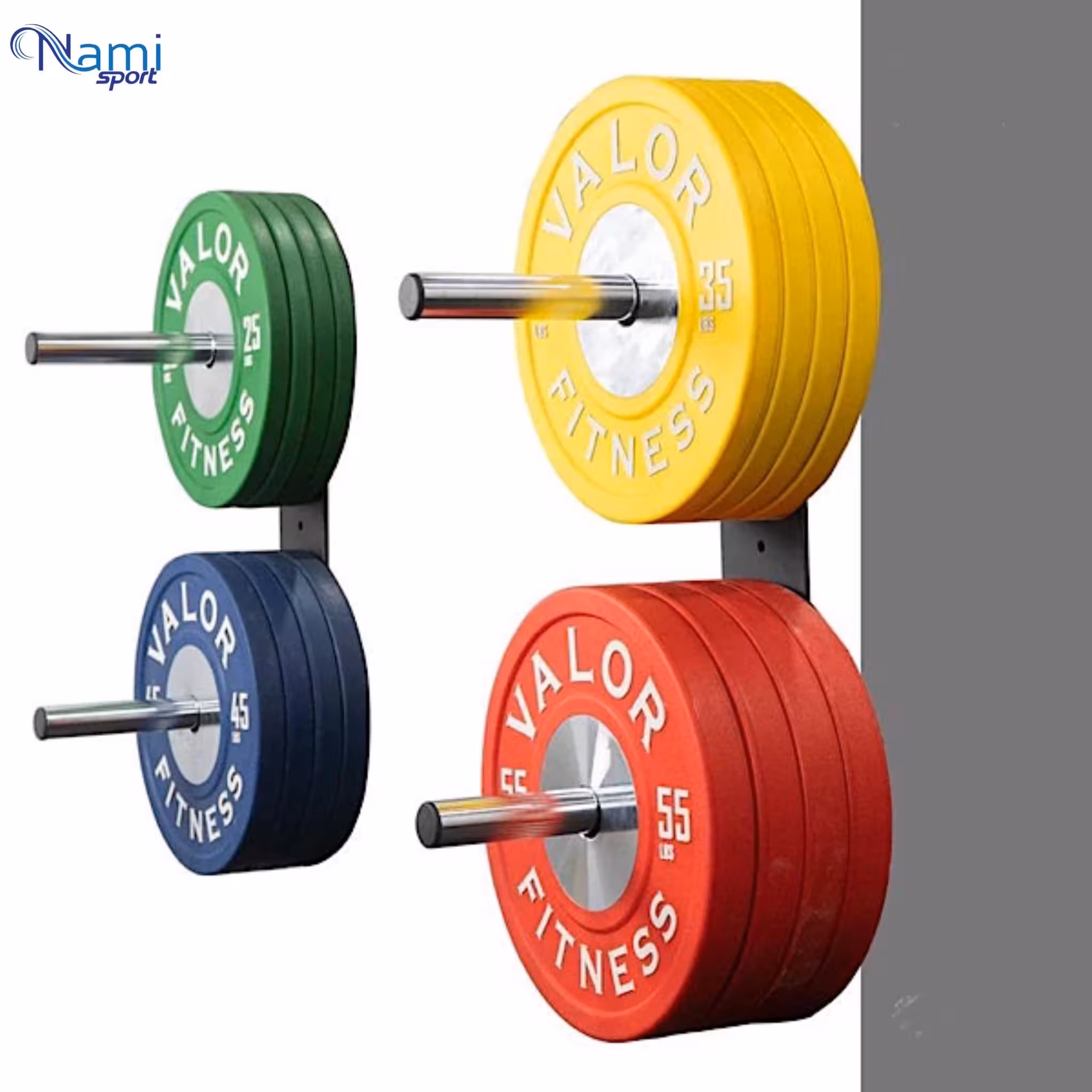 رک صفحه هالتر دیواری 2 شاخه بسته 2 عددی NS6013