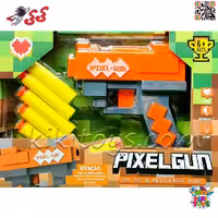 تفنگ اسباب‌بازی ماینکرافت Pixel Gun با تیرهای فومی ایمن 828