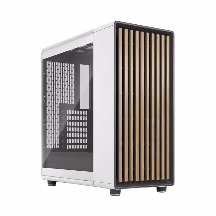 کیس Fractal Design North - Chalk White TG Clear
