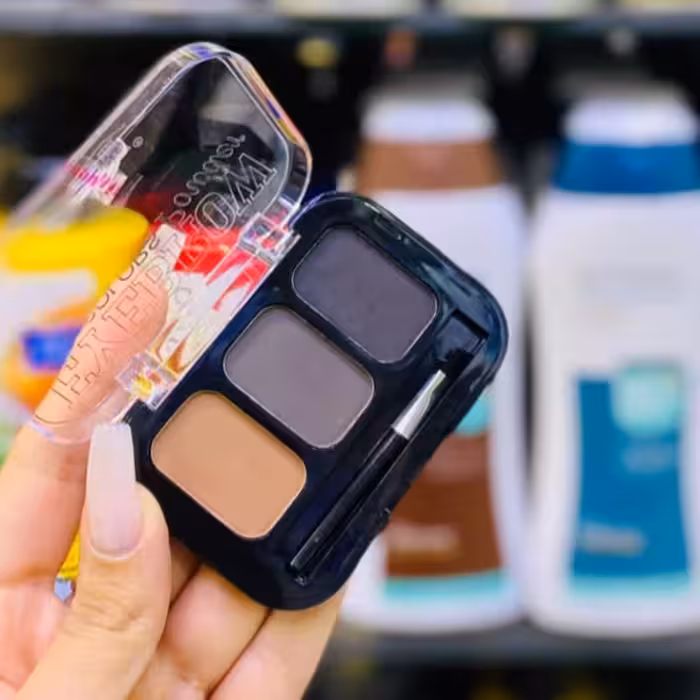 سایه ابرو سه رنگ فرچه دار