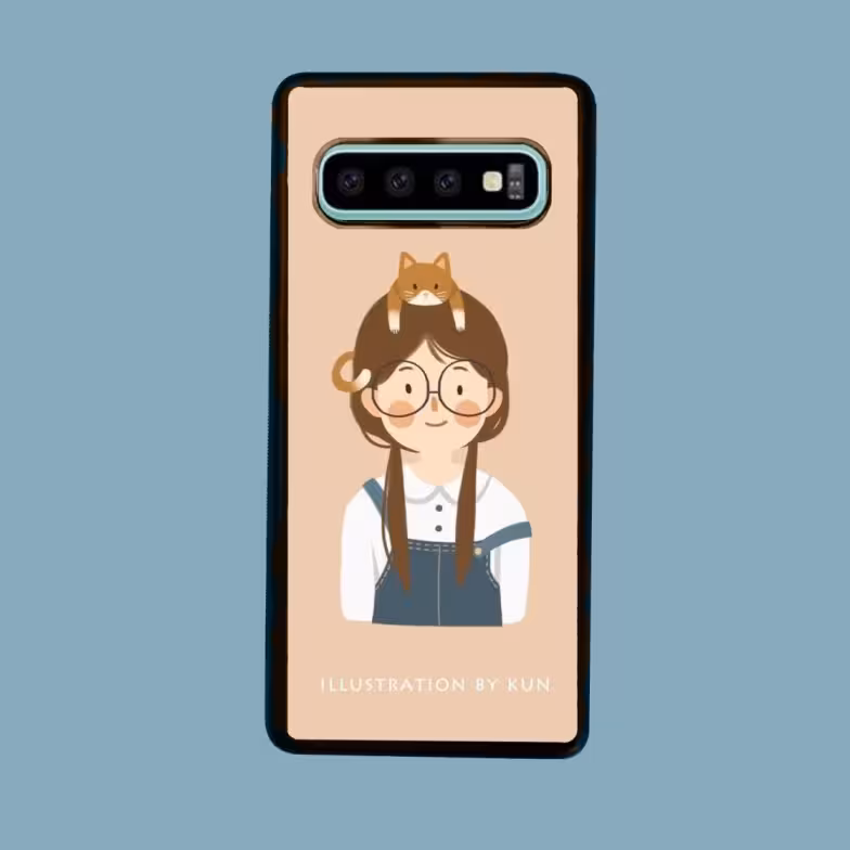 قاب گوشی سامسونگ S10 | طرح دخترانه