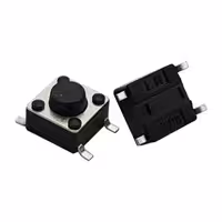 تک سوئیچ 4PIN SMD با ابعاد 6x6x5 میلی‌متر