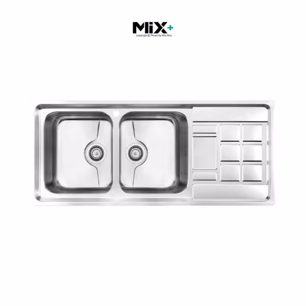 سینک ظرفشویی میکس پلاس مدل 8022P