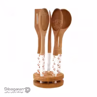 سرویس کفگیر ملاقه چوبی ریور 6 عددی کد 8437