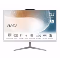 کامپیوتر همه کاره 24 اینچی ام اس آی مدل MSI AM242، پردازنده Core i3 1315U، حافظه داخلی 500 گیگابایت SSD، حافظه رم 8 گیگابایت DDR5