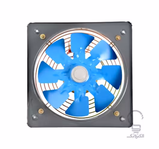 هواکش فلزی خانگی با پروانه 20 سانت 34 وات دمنده