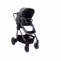 سرویس کالسکه دو‌تکه ببکو Bebeko طوسی مدل Diamond