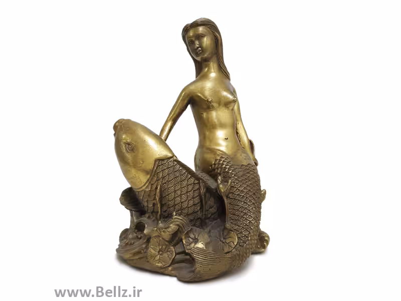 مجسمه پری دریایی برنز