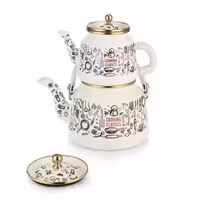 کتری و قوری لعابی ترک 4370