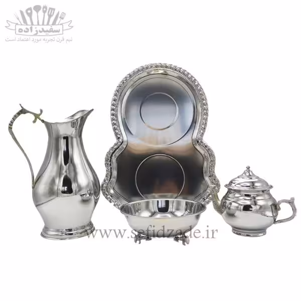 سرویس سماور 4 پارچه برنجی ساده