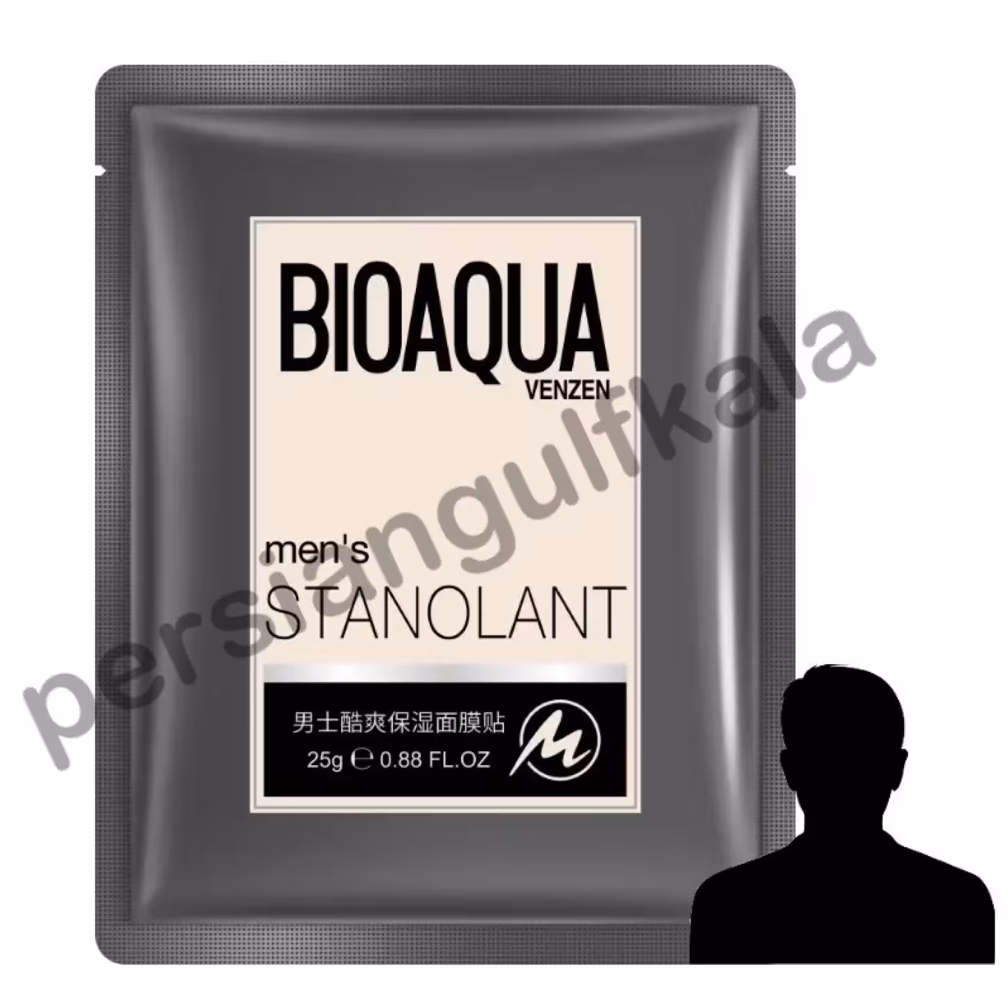 ماسک صورت ورقه ای مَردانه برند BIOAQUA بیوآکوا - 25 گرم