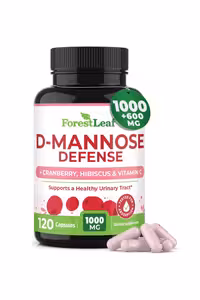 کپسول تقویت سلامت مثانه D Mannose برند ForestLeaf - بسته 120 عددی