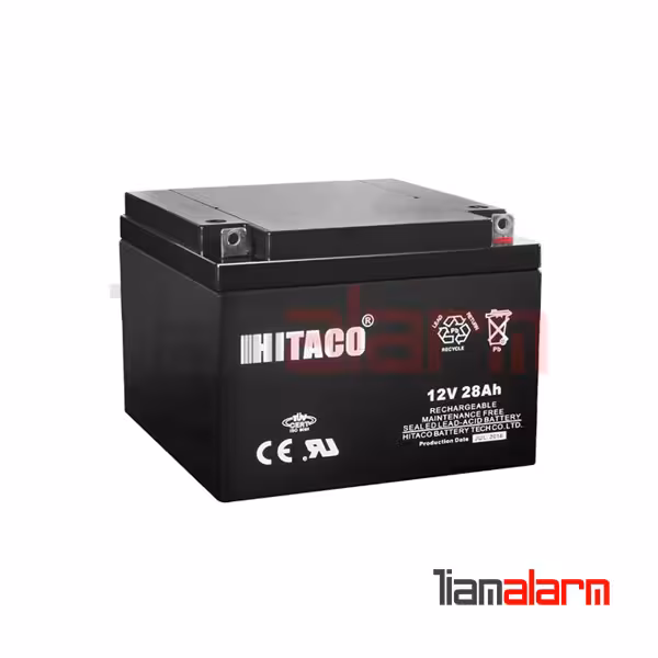 باتری 12 ولت 28 آمپر هیتاکو HITACO