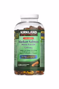 کپسول روغن ماهی سالمون آلاسکا KIRKLAND - بسته 320 عددی