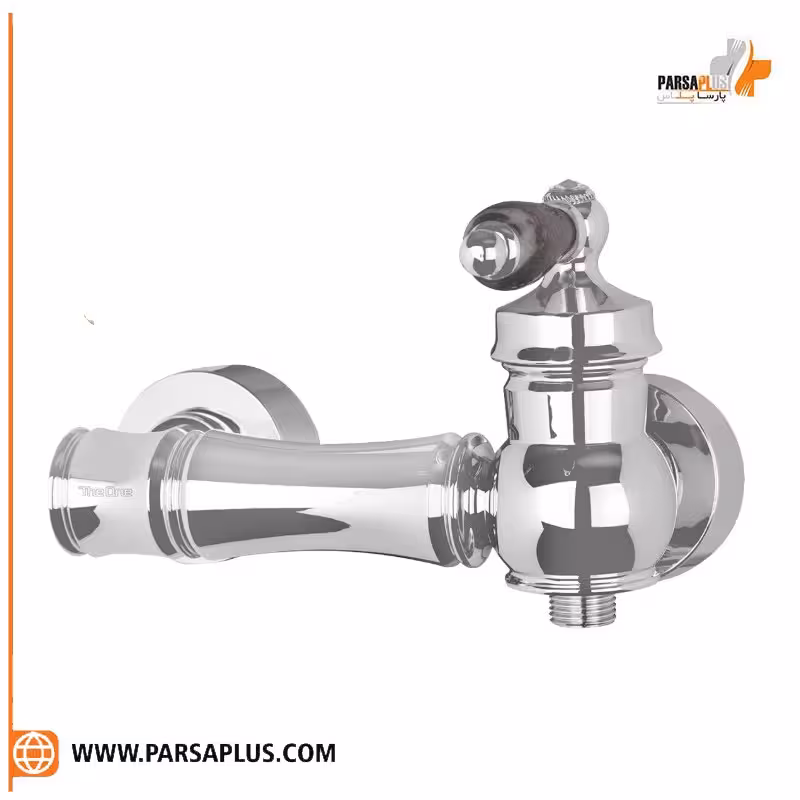 شیر توالت دوان مدل کلور کروم