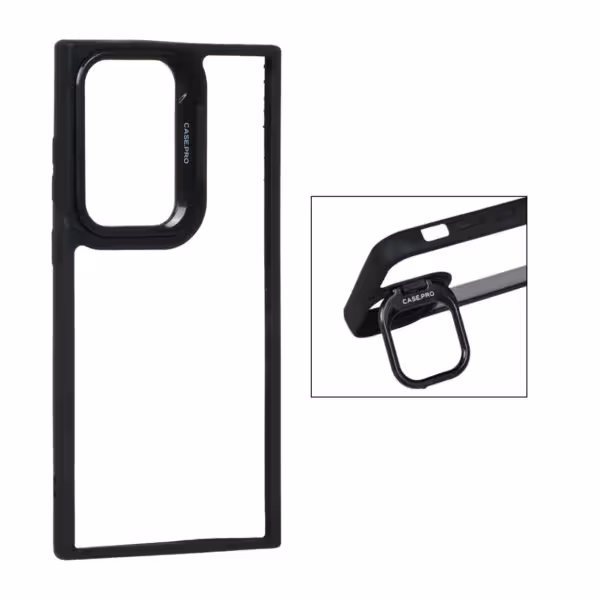 قاب Case Pro استند شو Samsung Galaxy S23 Ultra – مشکی-کد3968