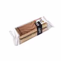 کیک اسفنجی وانیلی دولایه با کرم کاکائو نظری 70 گرمی