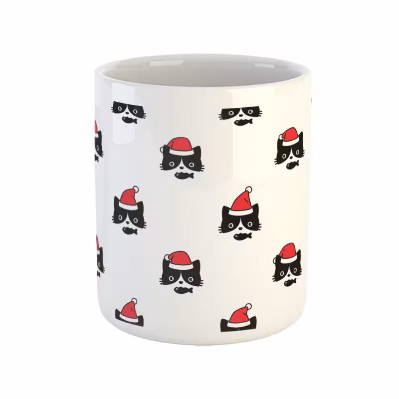 خرید ماگ-لیوان  گربه کریسمس کد 2020