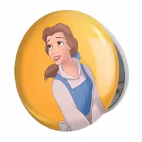 آینه جیبی خندالو طرح انیمیشن دیو  و دلبر Beauty And The Beast مدل تاشو کد 1789