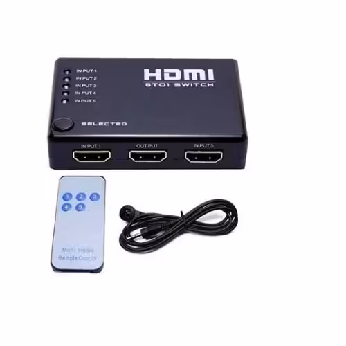 سوییچ 5 پورت HDMI فرانت مدل FN-S155 به همراه ریموت