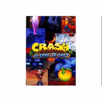 تابلو متال پوستر سایز A4 طرح بازی Crash