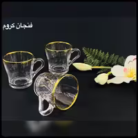 فنجان کروم لب طلا خارجی بلینک مکس