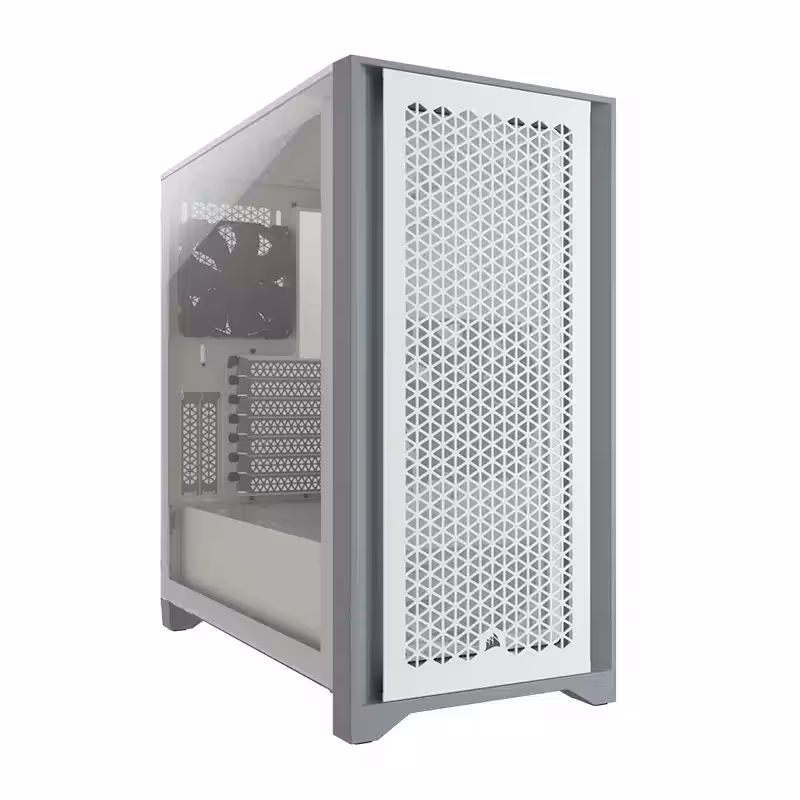 کیس کورسیر CORSAIR iCUE 4000D Airflow White