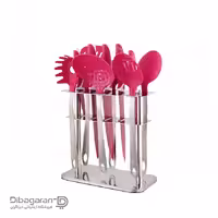 سرویس کفگیر ملاقه و چاقو سیلیکونی