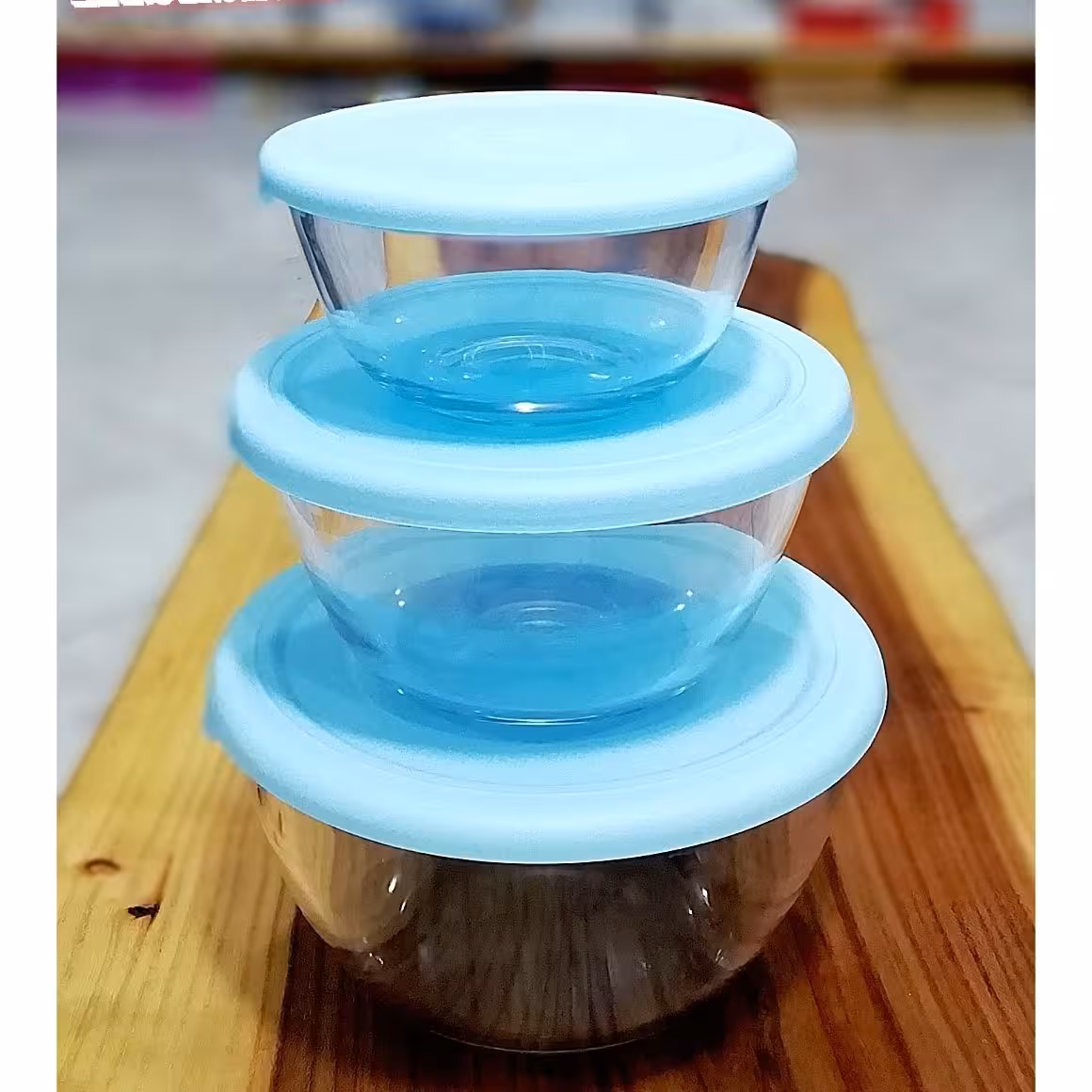 سه تیکه در دار شیشه ای 