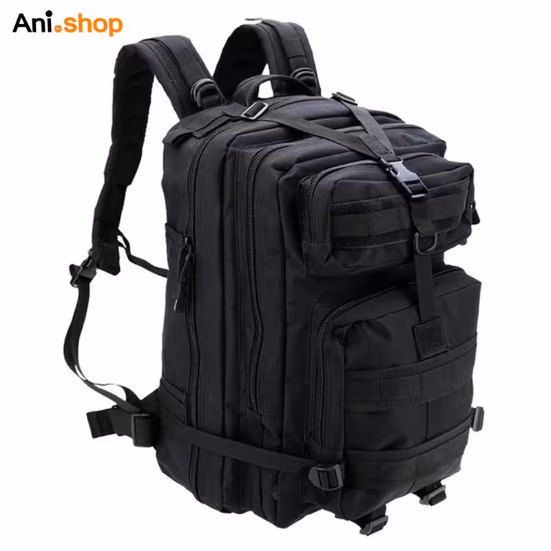 کوله پشتی تاکتیکال برزنتی 20 لیتری رنگ مشکی