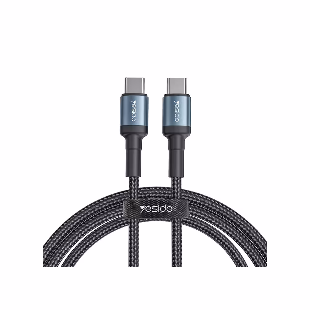 کابل Type-C به Type-C یسیدو YESIDO CA78 طول 120 سانتی متر توان 60W