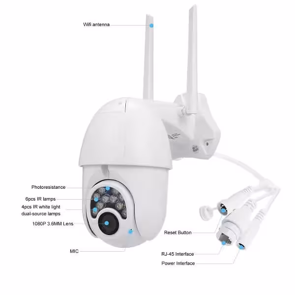 دوربین مداربسته تحت شبکه مدل IPC-V380-Q10