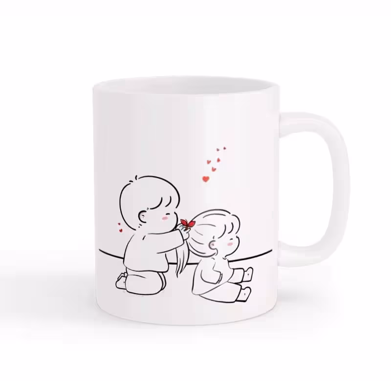 ماگ طرح زوج عاشقانه 010