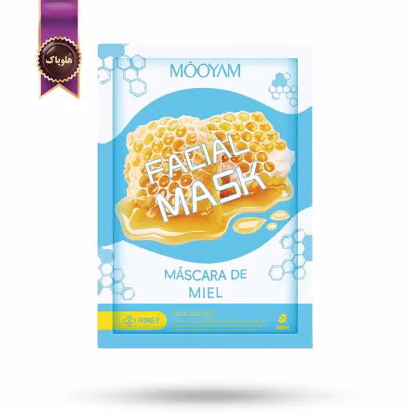 ماسک صورت ورقه‌ ای مویام MOOYAM مدل عسل Honey پک 1 عددی (اورجینال)