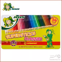 مداد رنگی 36 رنگ جولی Jolly Supersticks Classic Pencil 36