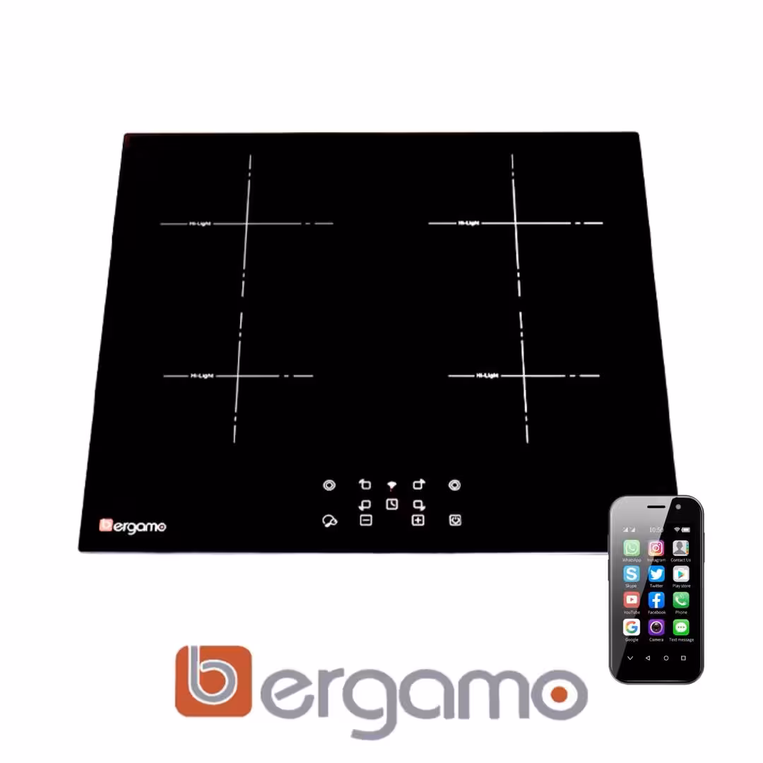 اجاق برقی چهار شعله برگامو مدل وایرلسWIFI 4780T