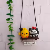 آویزماشین طرح پاندا و جوجه | amazonchi