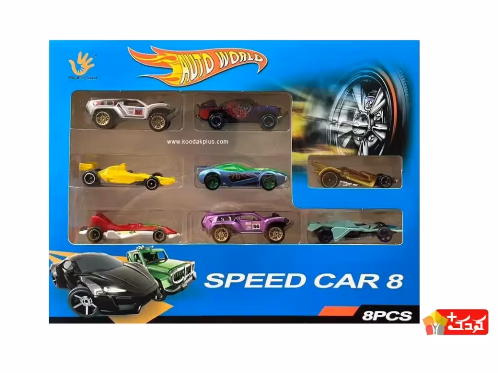ست 8 عددی ماشین فلزی اسپرت مدل ML1977A8