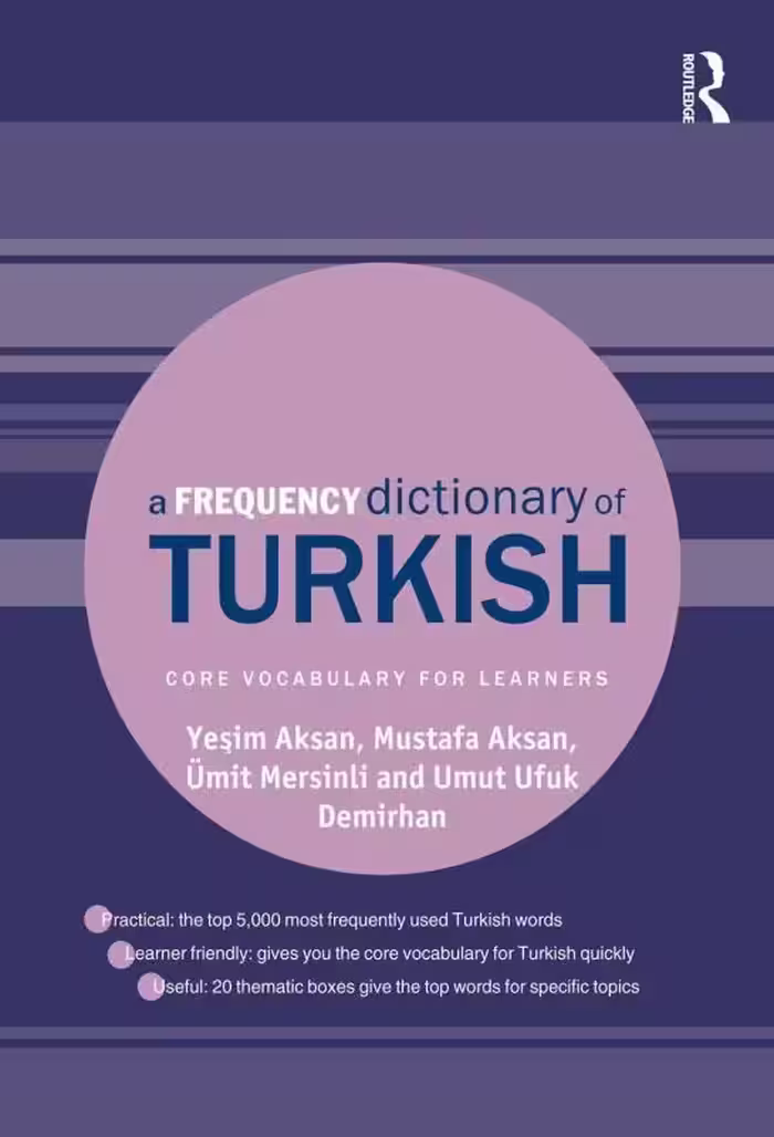 خرید کتاب لغات پرکاربرد ترکی استانبولی A Frequency Dictionary of Turkish