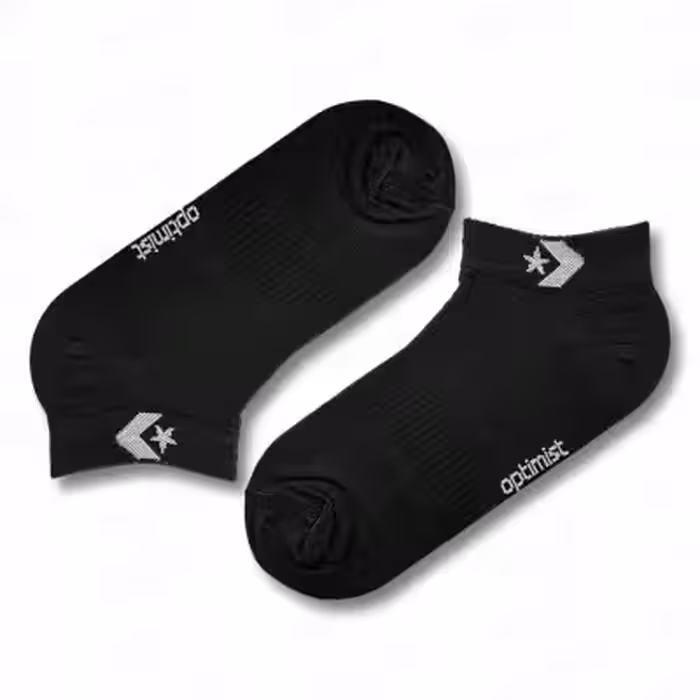 جوراب مچی کانورس مشکی نخ پنبه فری سایز