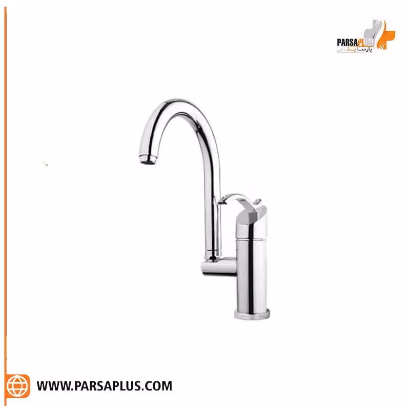 شیر ظرفشویی دوان مدل آلوت کروم