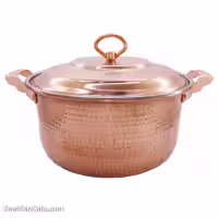 قابلمه مسی اصل زنجان مدل راسته 6 نفره کد PA-53