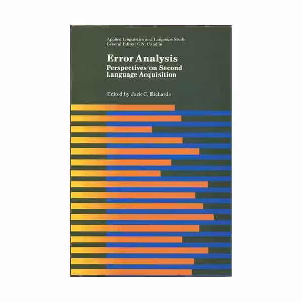 کتاب Error analysis perspective on second language acquisition