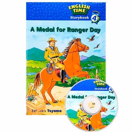 کتاب Story English Time 4 A Medal for Ranger Day  به همراه CD