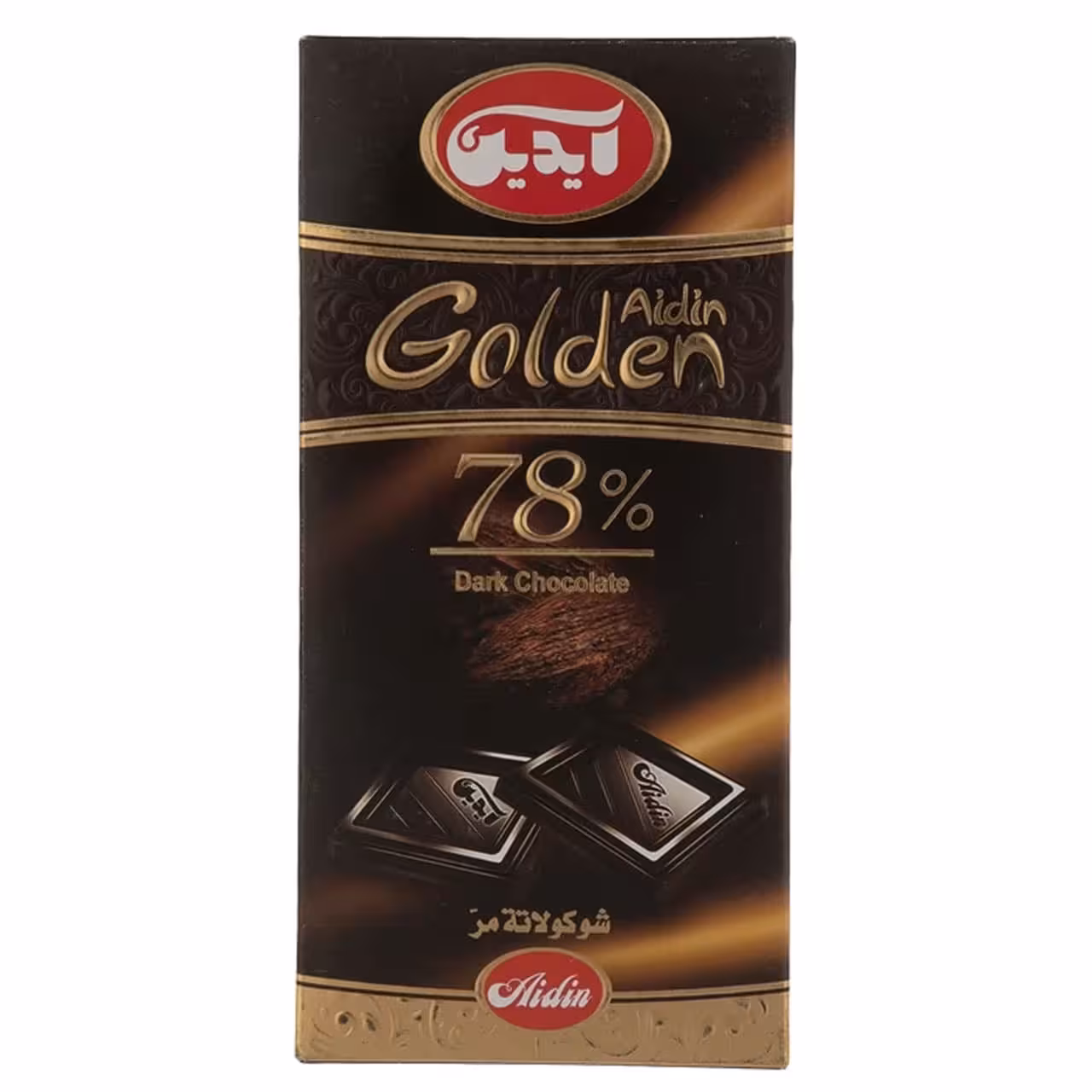 تابلت تلخ آیدین 78% – 100 گرم