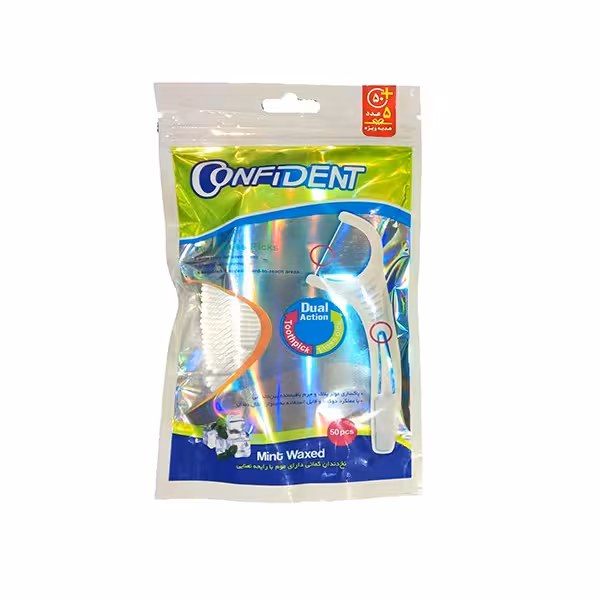 نخ دندان کانفیدنت بسته 50 تایی