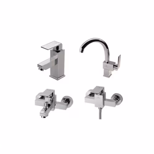 ست شیرآلات مدل فلت قهرمان